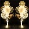 2 Sets Balloon Stand Kit Silver with String Light Table Centerpiece Reusable Balloon Decorations for Party (Silver)